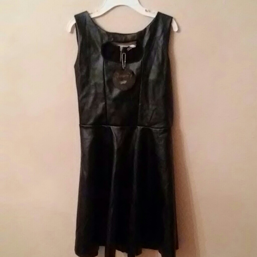 Poof Girl Pleather Dress